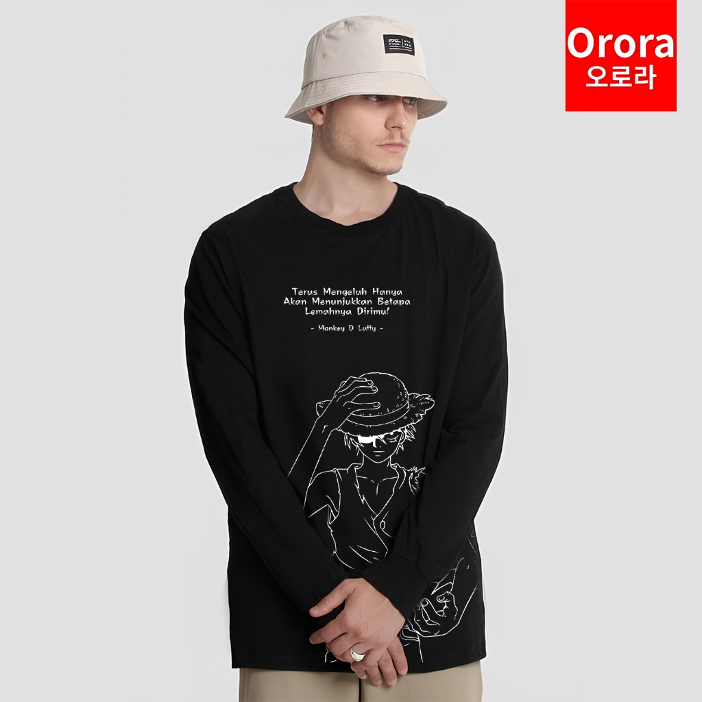 ORORA KAOS LENGAN PANJANG DISTRO PREMIUM ONE PIECE - TP ORMDL 11