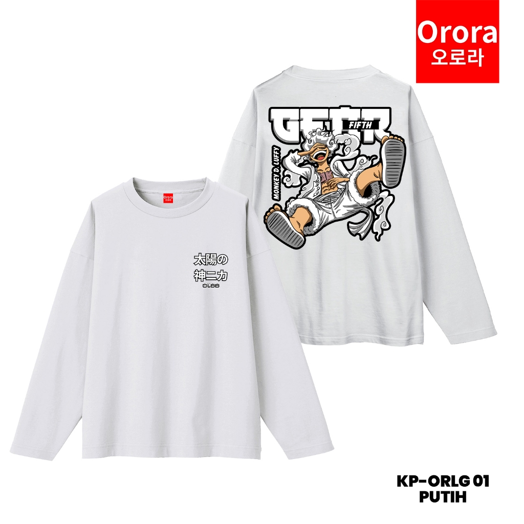 ORORA KAOS LENGAN PANJANG DISTRO PREMIUM ONE PIECE GEAR 5 - TP ORLG 01