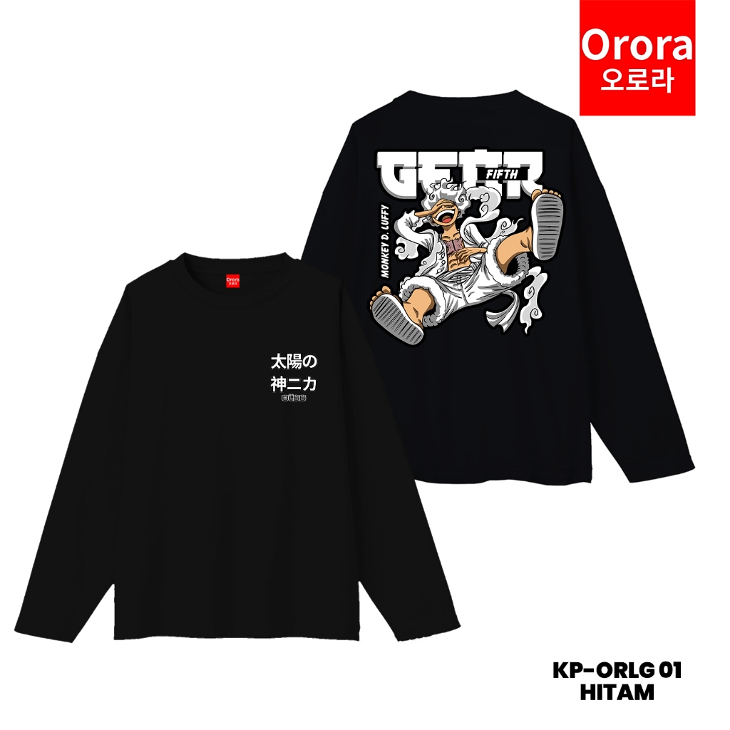 ORORA KAOS LENGAN PANJANG DISTRO PREMIUM ONE PIECE GEAR 5 - TP ORLG 01