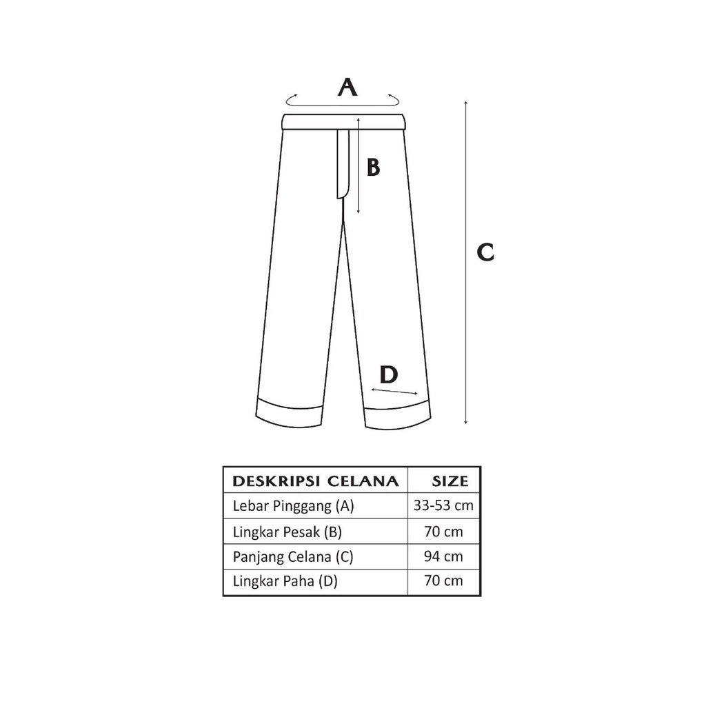 Dama Kara Long Pants Kinasih