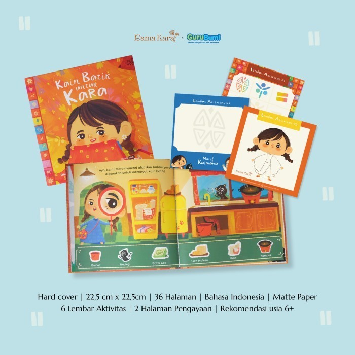 Dama Kara Buku Cerita Anak Kain Batik untuk Kara