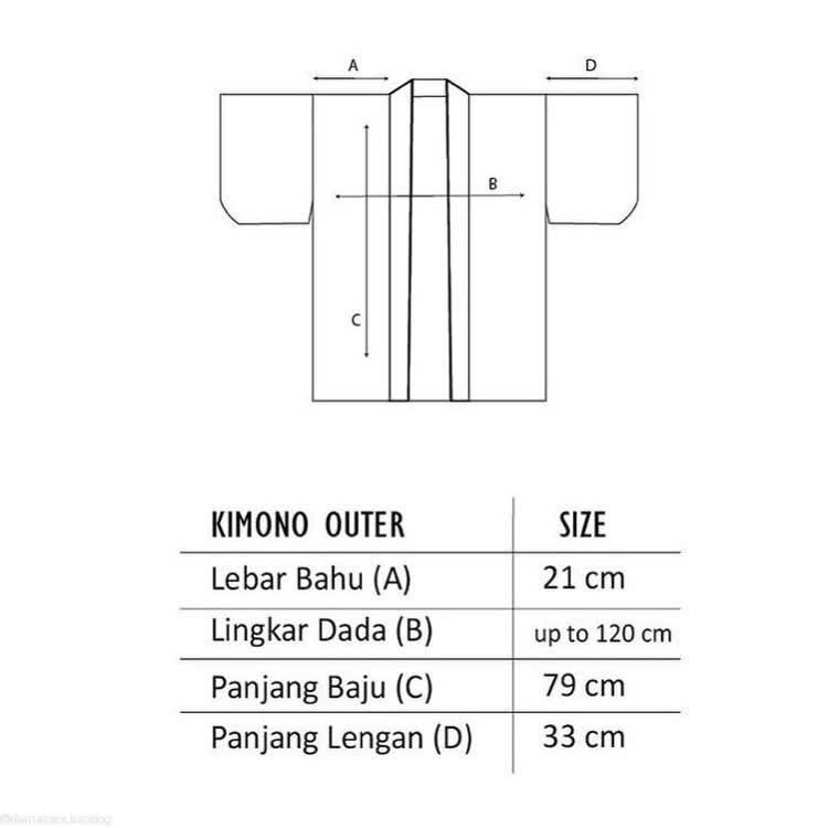 Dama Kara Kimono (Unisex)