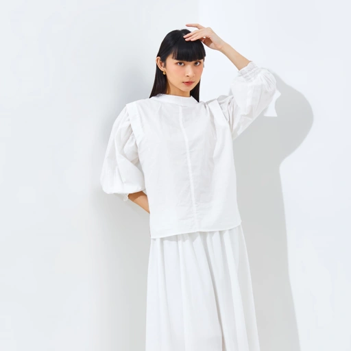 Image of Vintage House Tulip Shirt (Kemeja Wanita Inner Korean Style)
