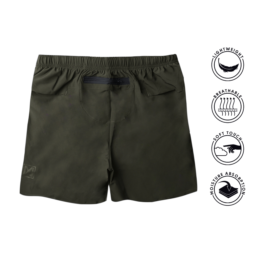 XMOJO Running Shorts Pria Judas Hijau
