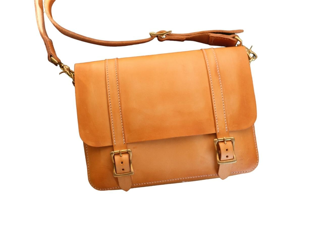 Leather Messenger Bag / man bag