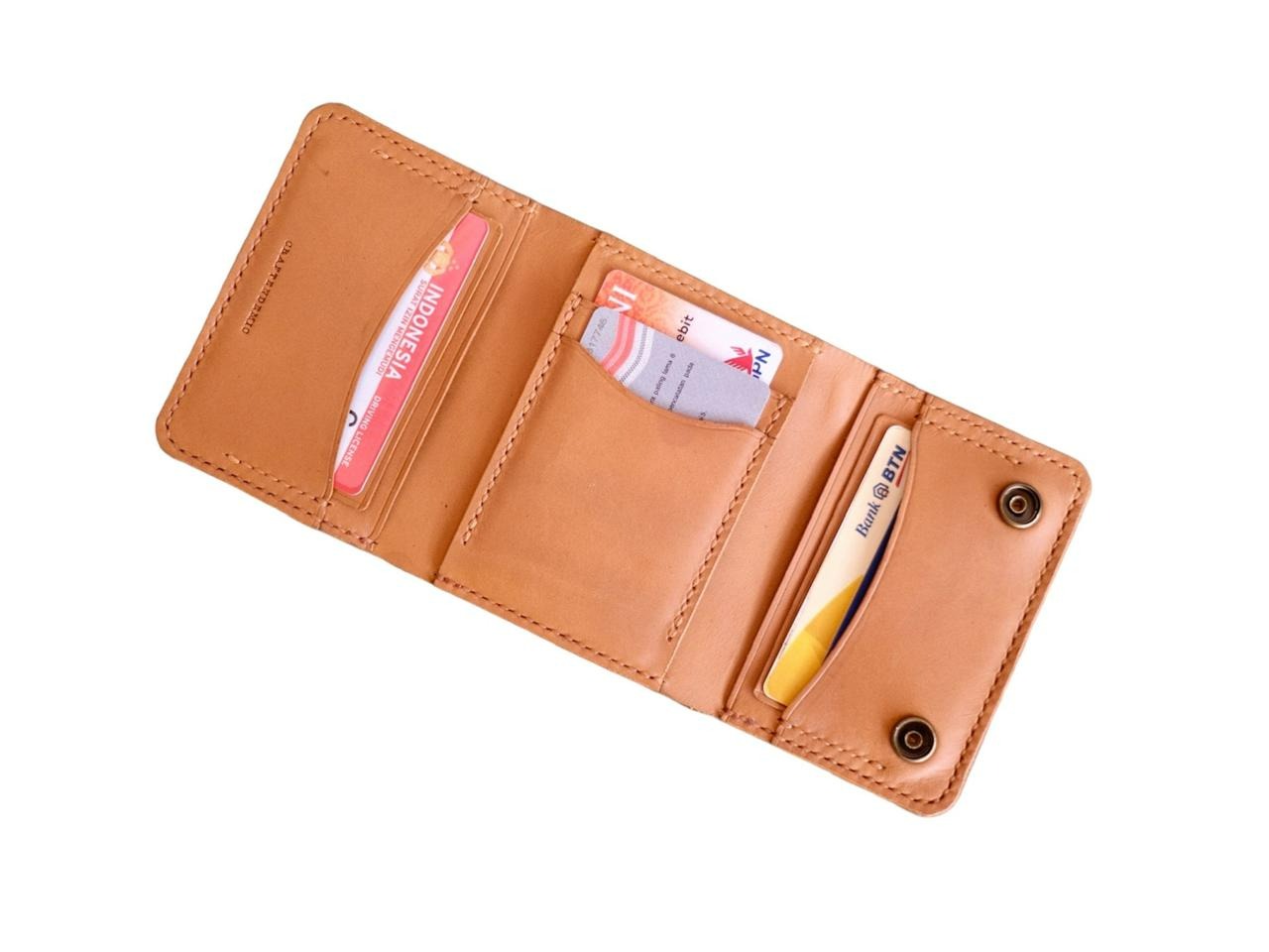 Leather Trifold Man Wallet