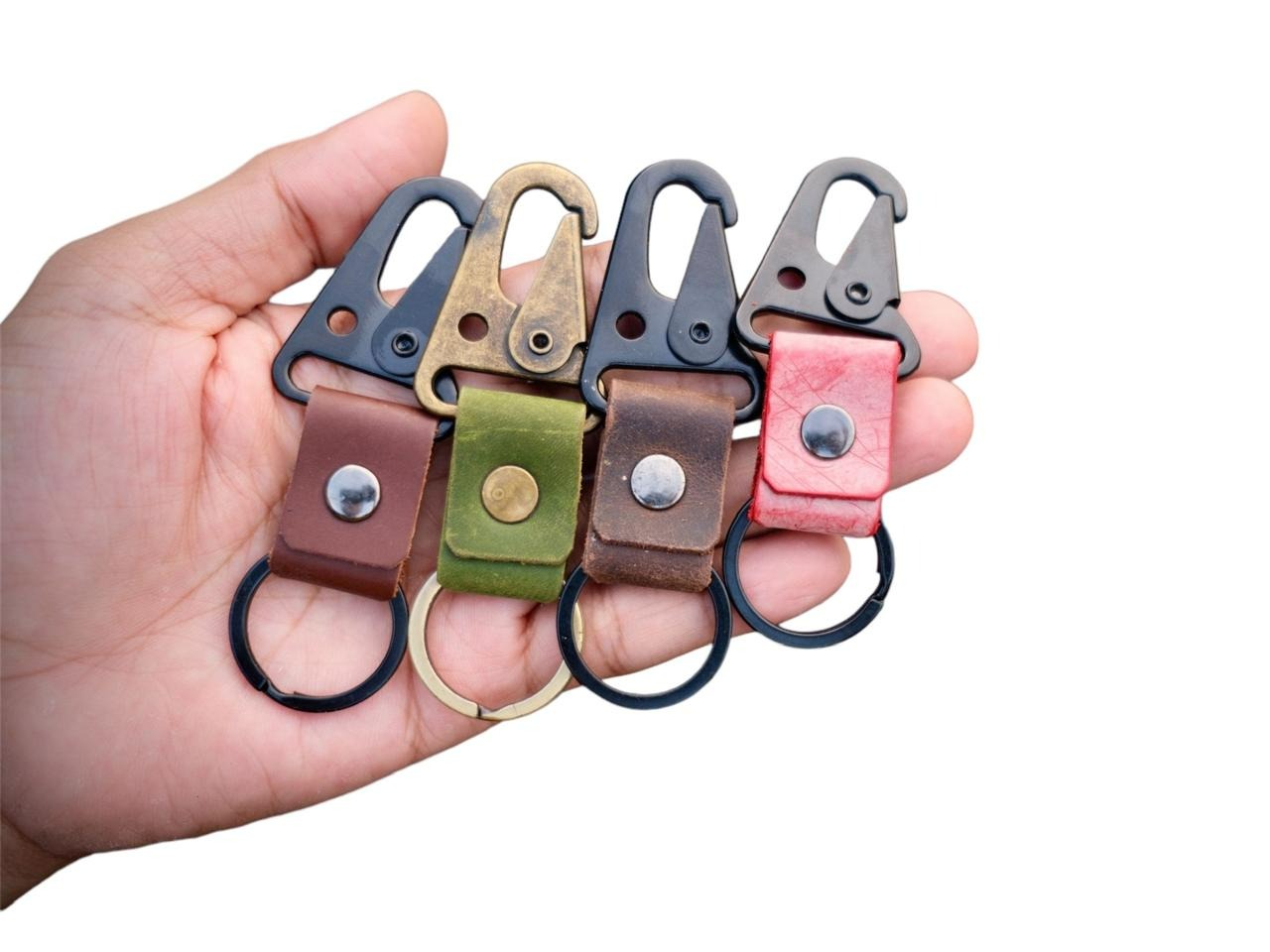 Leather mini keyhook / mini keychain