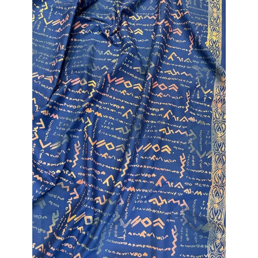 Image of [Batik Sulawesi] Kain Batik Paraikatte Pelangi Khas Makassar (Deffect)