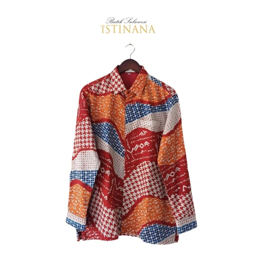 Image of Kemeja Motif Batik AKSARA