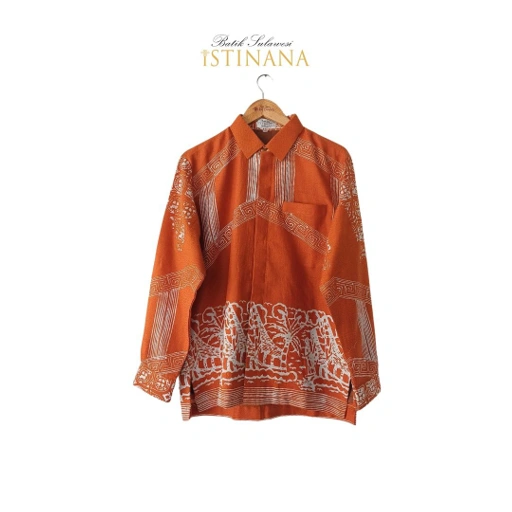 Image of Kemeja Motif Batik Garis Toraja
