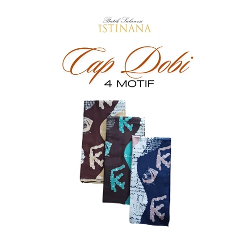 Image of Batik Cap Doby 4 Motif "Kotak Catur"