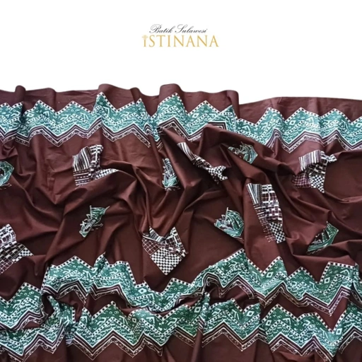 Image of Batik Motif Cap "Catur Phinisi"