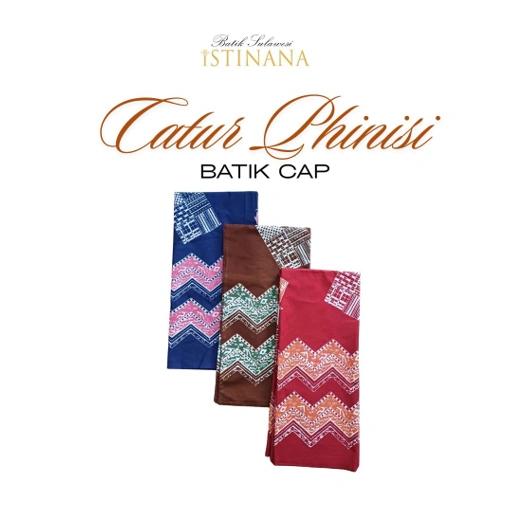 Image of Batik Motif Cap "Catur Phinisi"