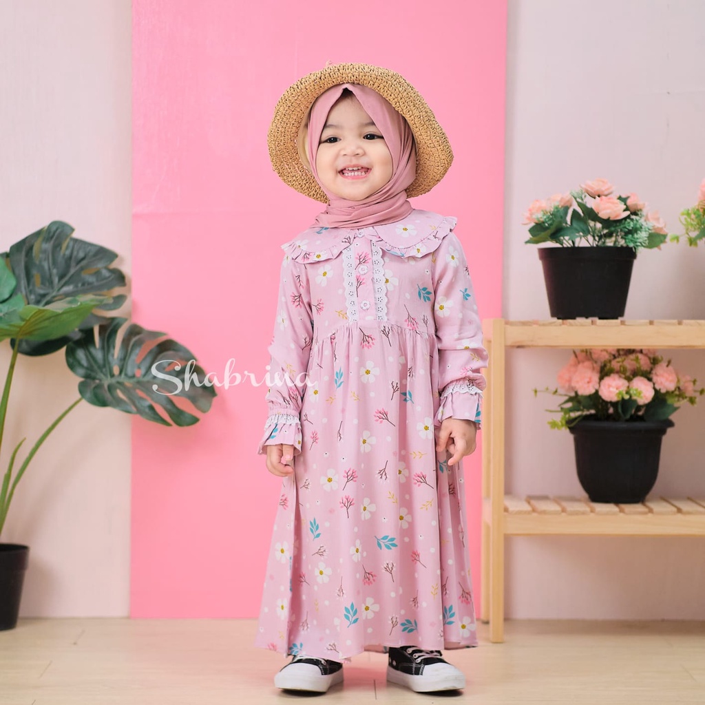 Gamis Kamila (Hanya Gamis) size XS, S, M, L by Shabrina