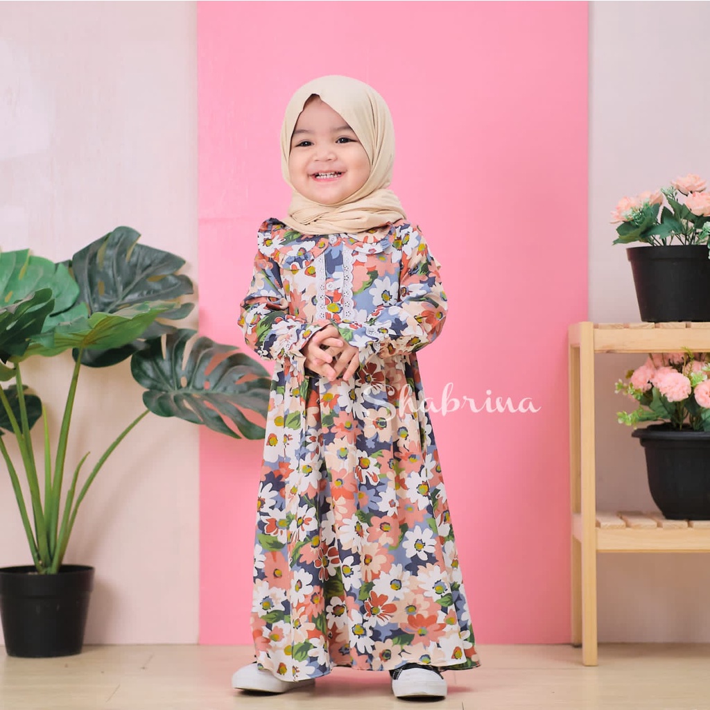 Gamis Kamila (Hanya Gamis) size XS, S, M, L by Shabrina