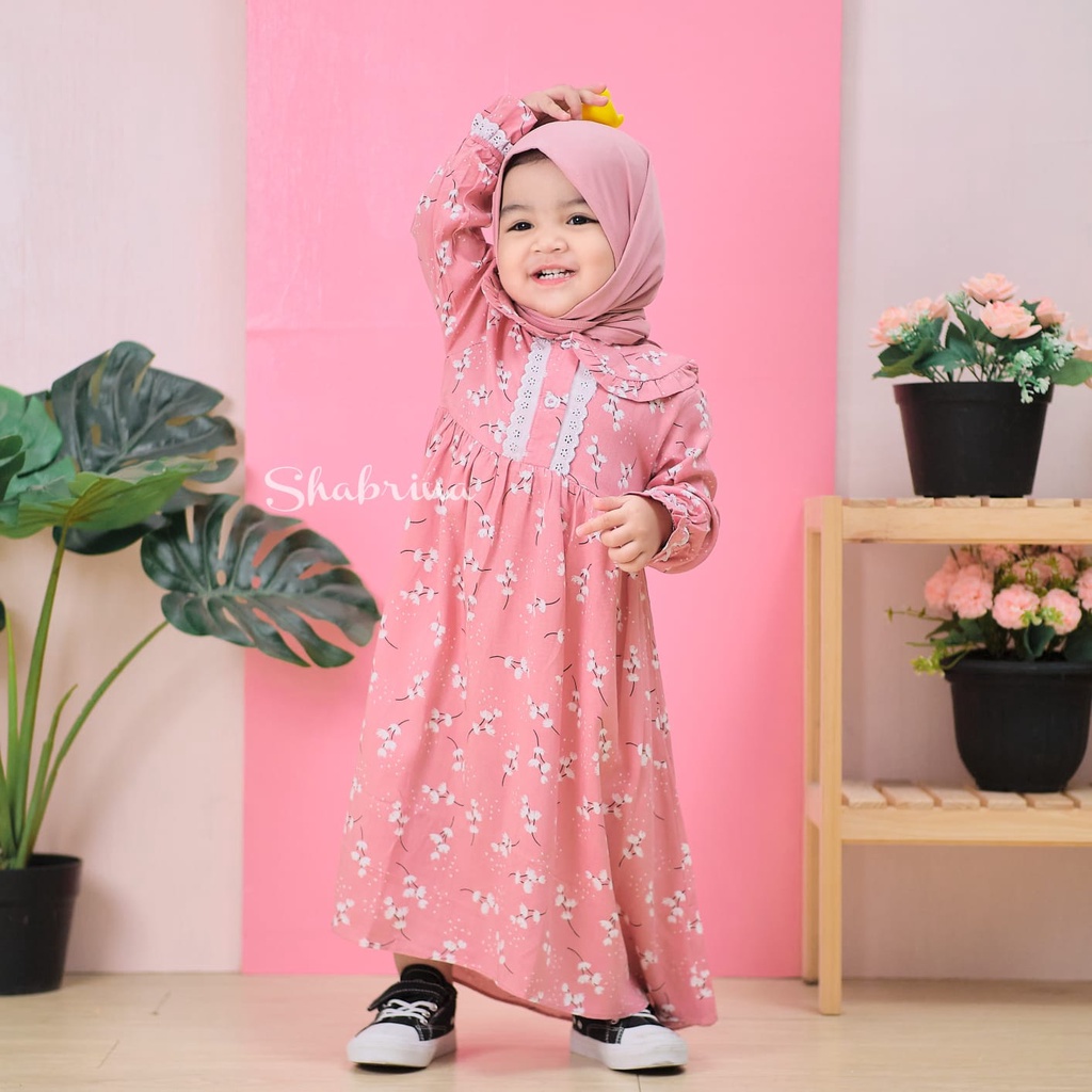 Gamis Kamila (Hanya Gamis) size XS, S, M, L by Shabrina