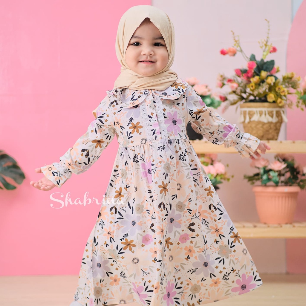 Gamis Kamila (Hanya Gamis) size XS, S, M, L by Shabrina