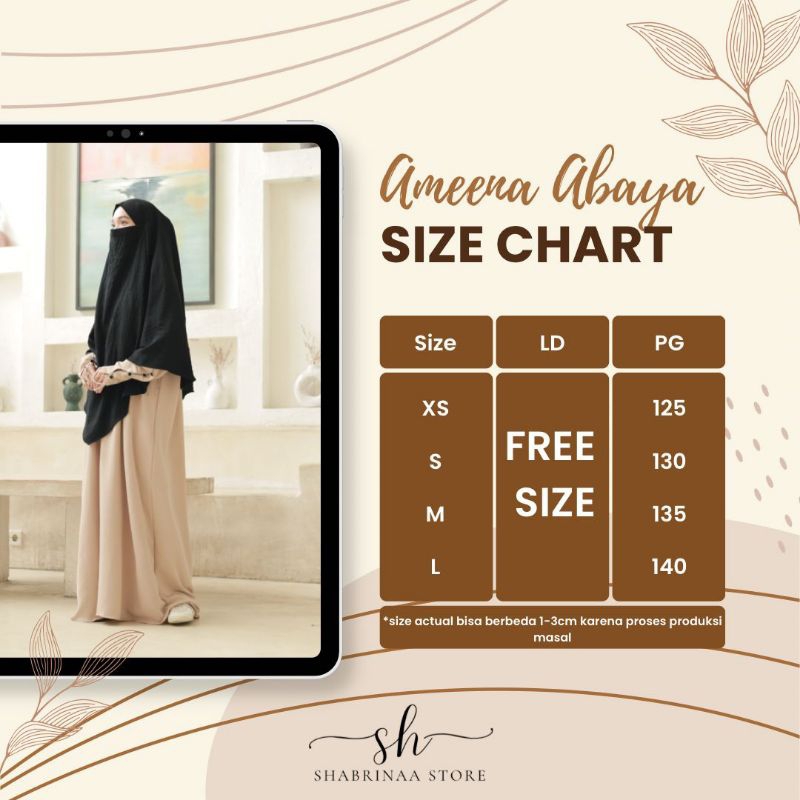 Ameena Abaya by Shabrina Store