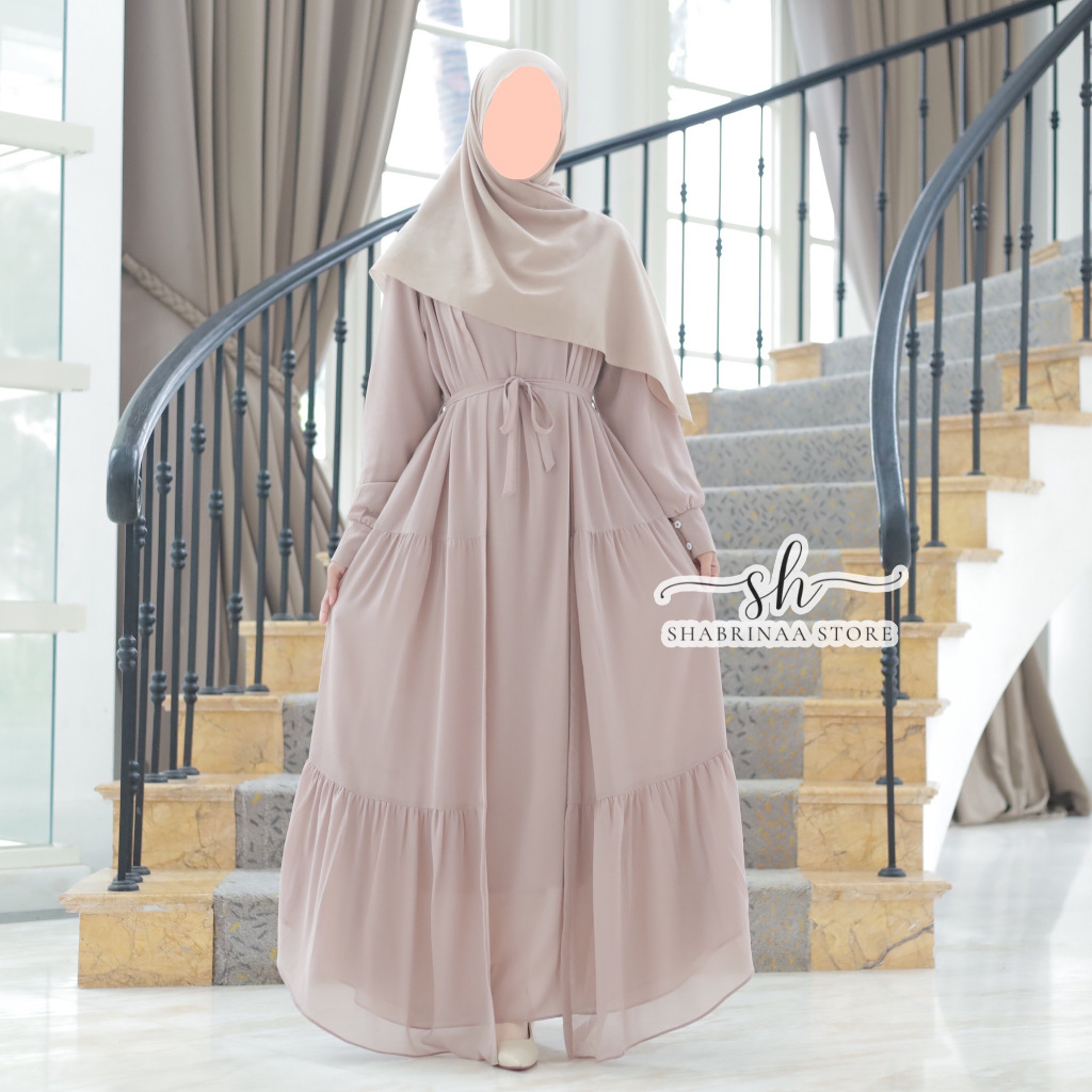 Gamis Lamila Dewasa Ceruty By Shabrina