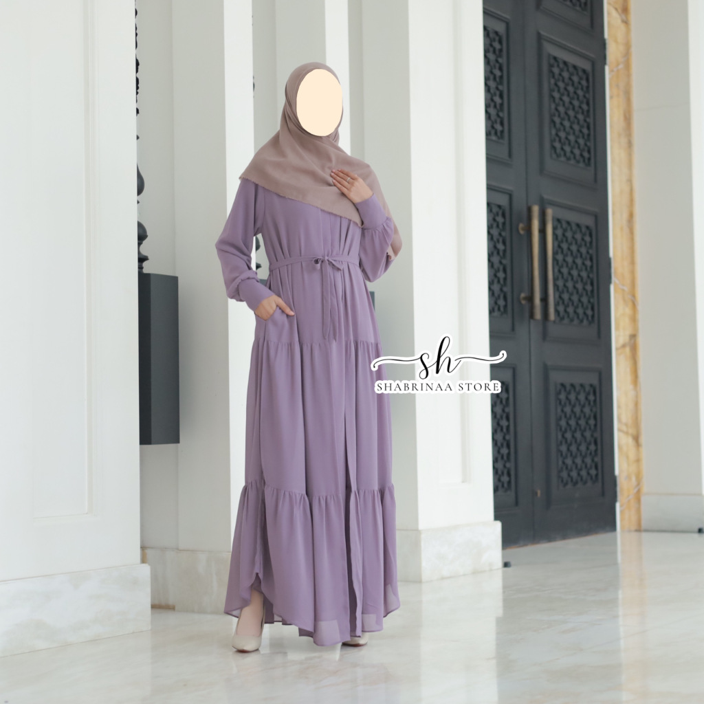Gamis Lamila Dewasa Ceruty By Shabrina