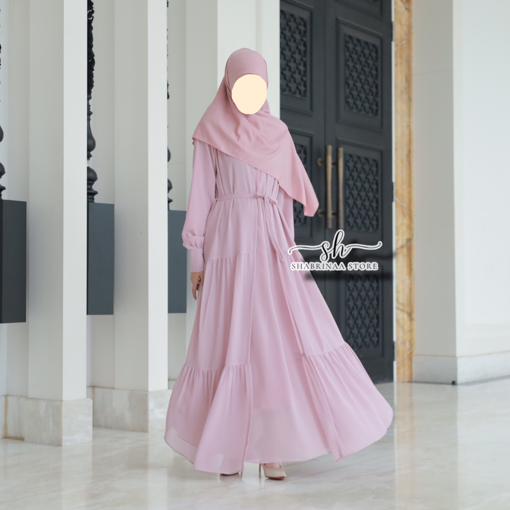 Gamis Lamila Dewasa Ceruty By Shabrina