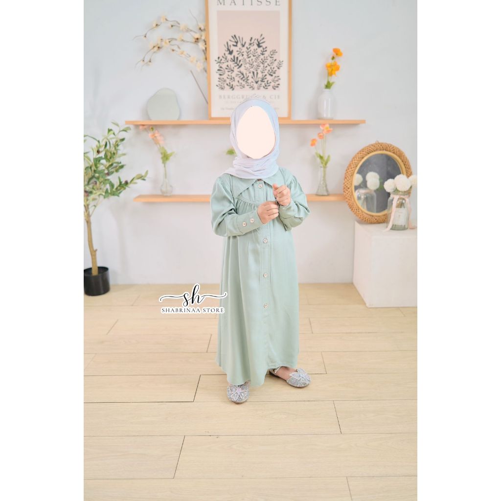 Gamis Yasmin Anak sz XL-4XLby Shabrina