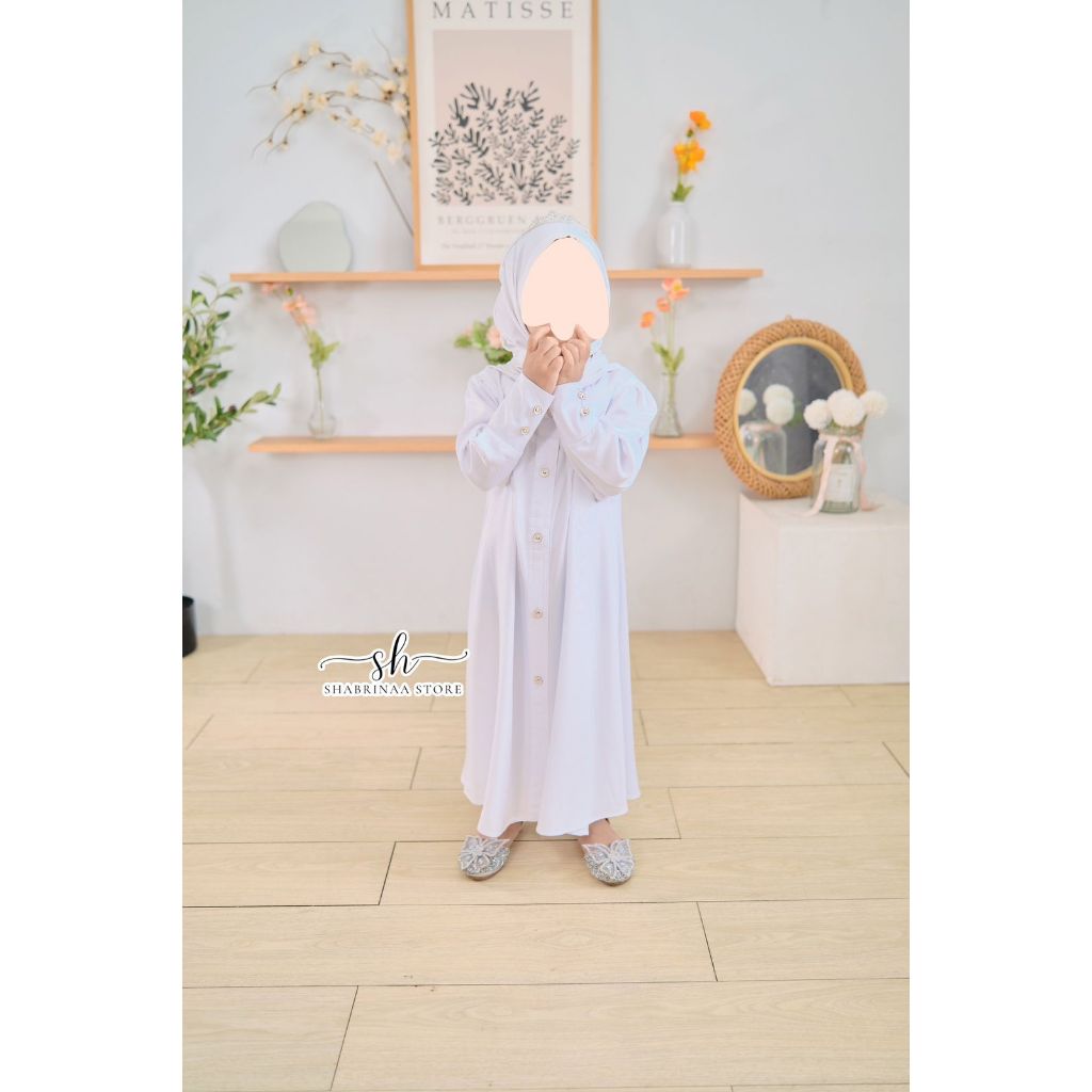 Gamis Yasmin Anak sz XL-4XLby Shabrina