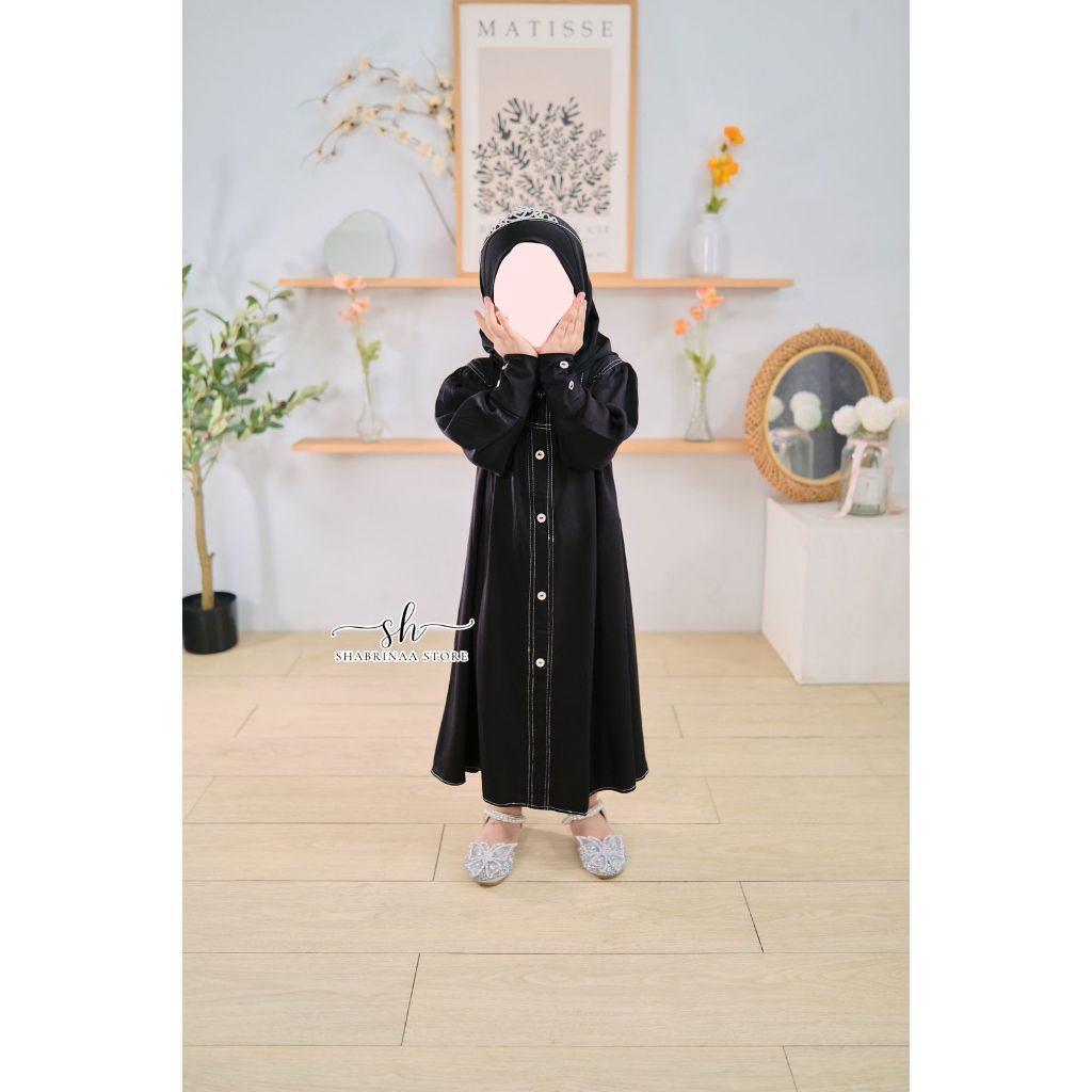 Gamis Yasmin Anak sz XL-4XLby Shabrina
