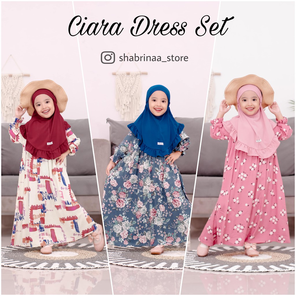 Ciara dress SET (sz XS, S, M, L) by Shabrina