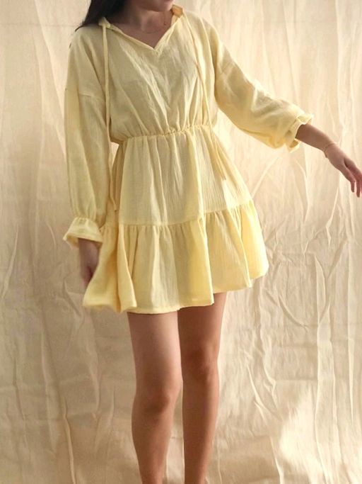 Image of Vale Cotton Mini Dress by Tanja