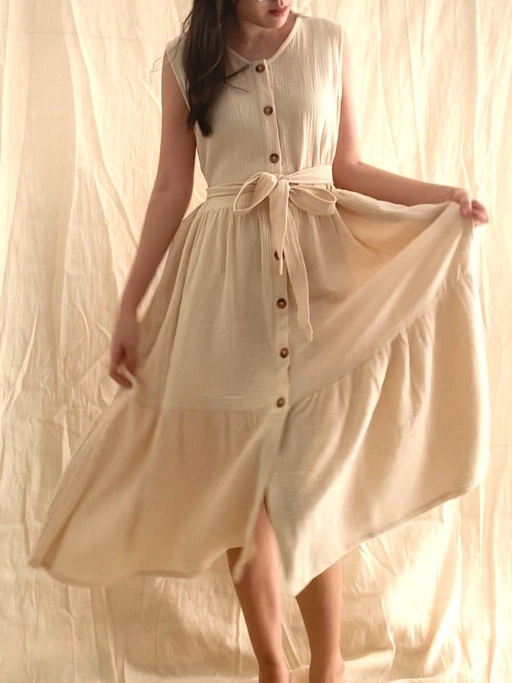 Image of Ursa Cotton Maxi Dress by Tanja