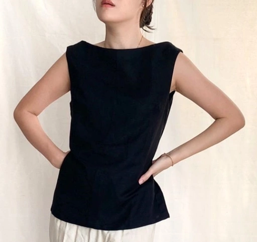 Image of Alice Top Premium Linen By Tanja