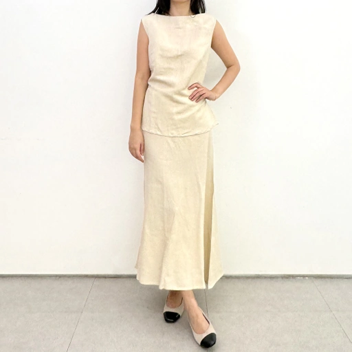 Image of Breda Skirt Premium Linen by Tanja