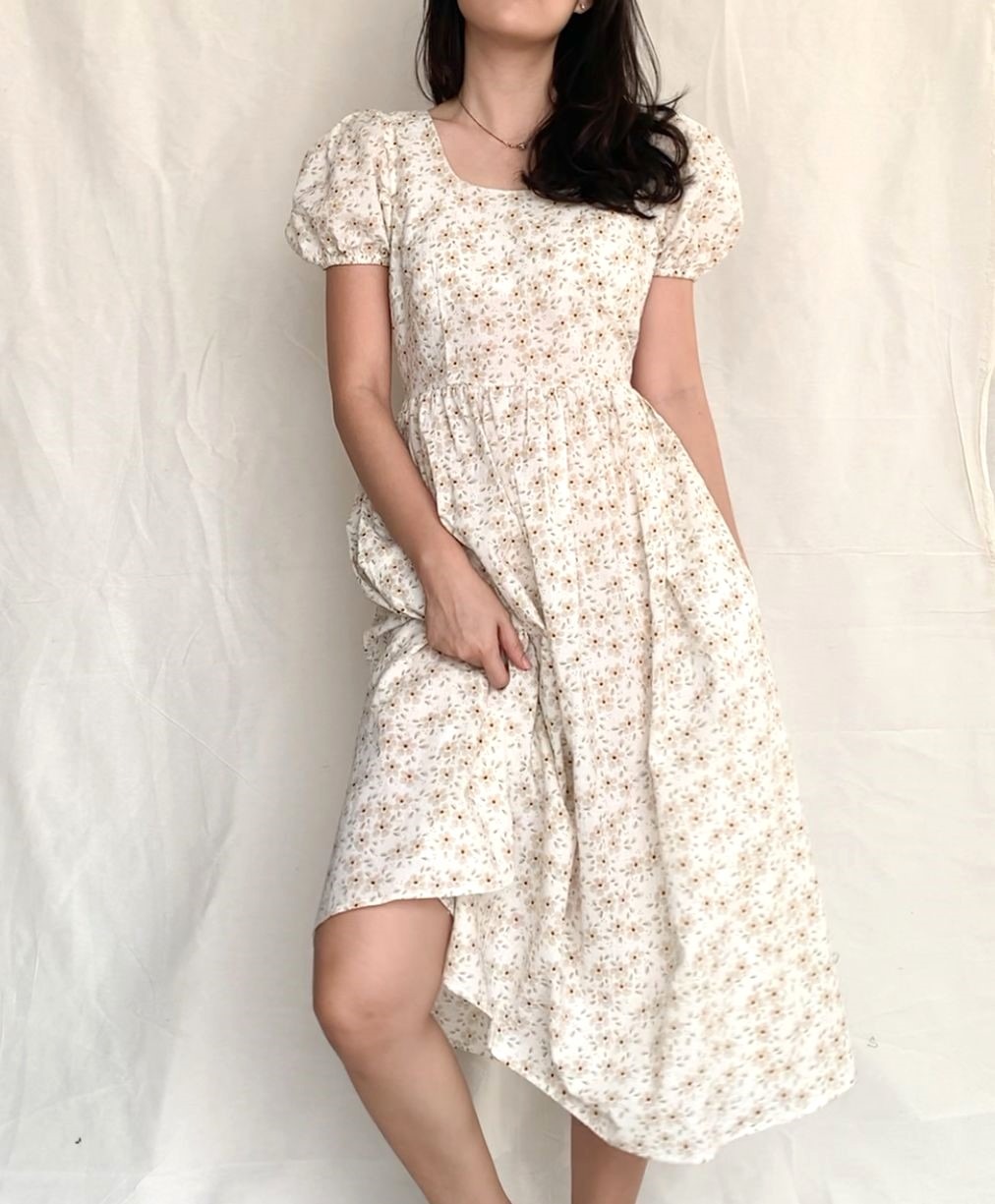 Harper Puff Dress by Tanja - 100% Cotton