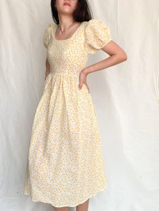 Image of Harper Puff Dress by Tanja - 100% Cotton