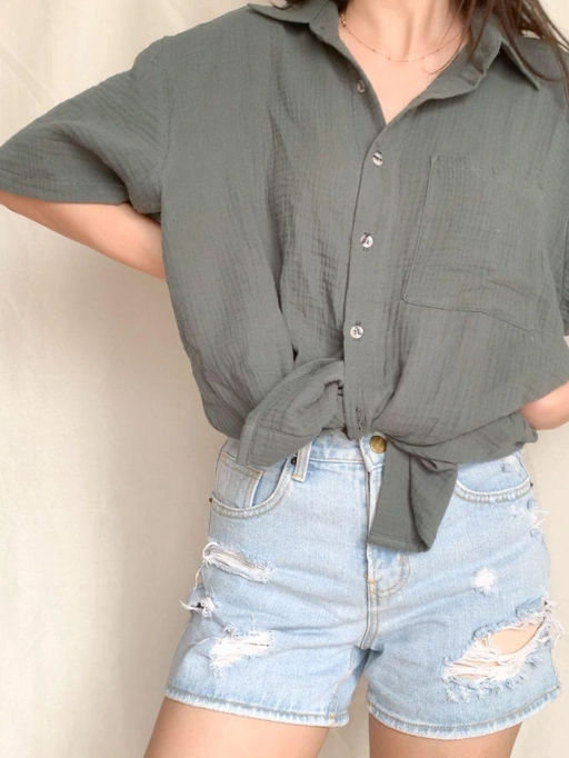 Image of Yves Unisex Shirt - Premium natural fabric 100% cotton