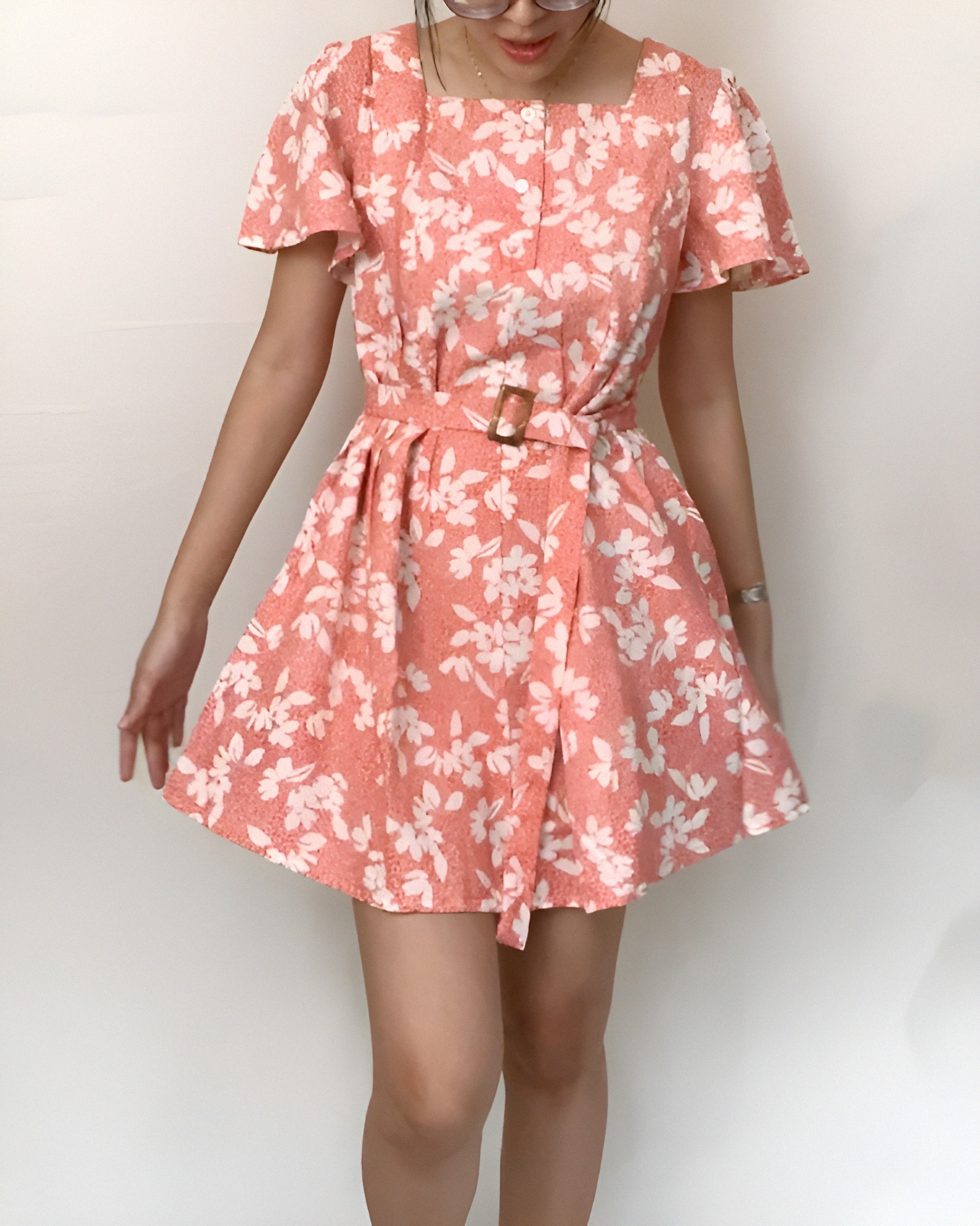 Reese Pleated Dress 100% Natural Fiber Linen Viscose