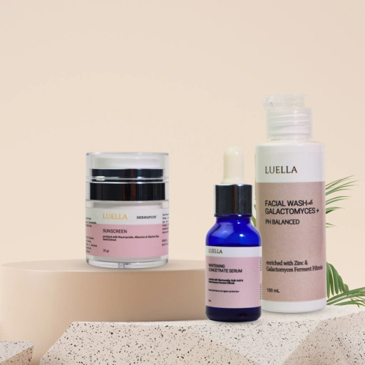 Image of Luella Glowing I Package With Whitening Serum