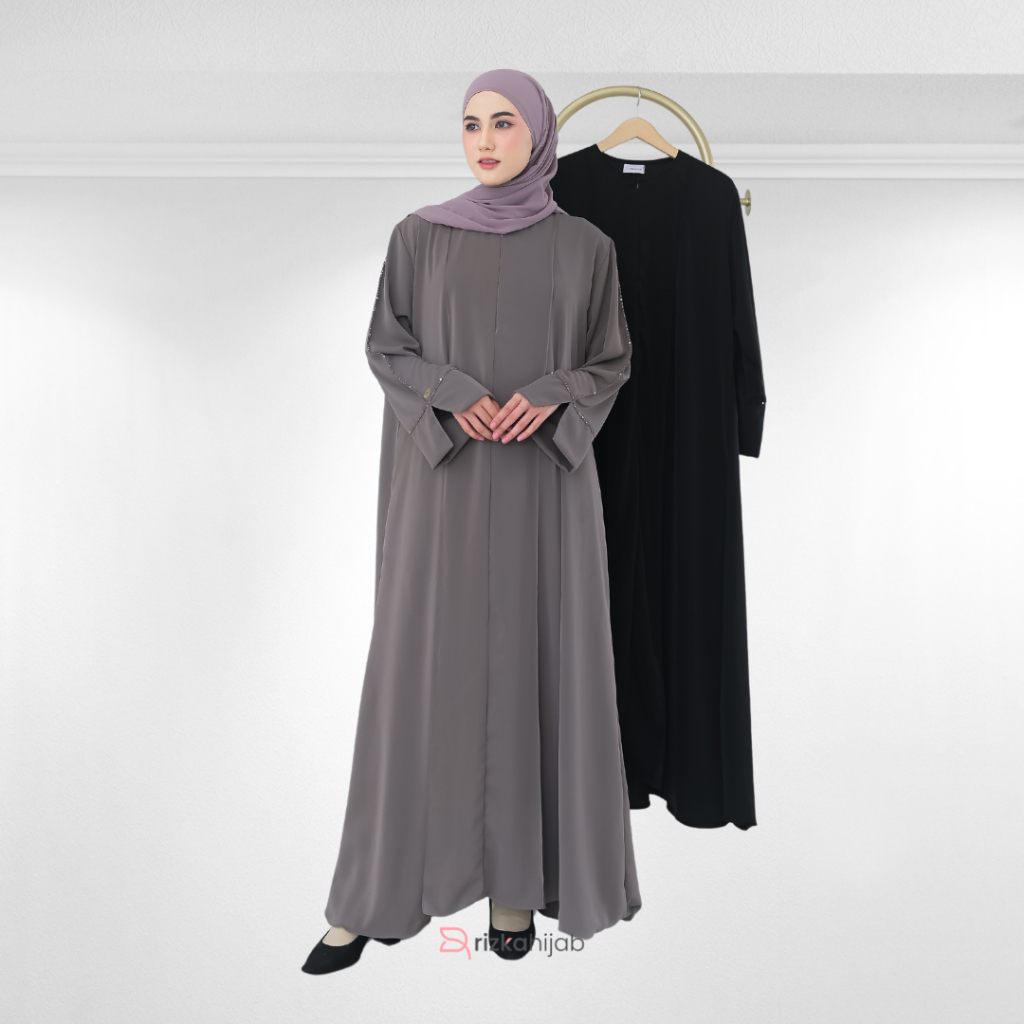 RIZKA HIJAB Mazaya Abaya Payet Gamis Mewah Raya Hokaido Arabian Turkey Umroh Haji