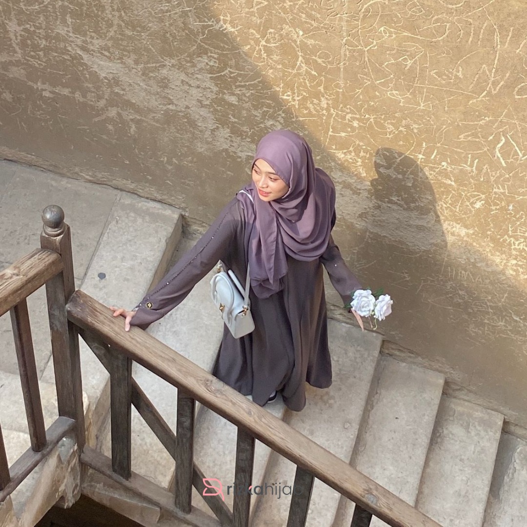RIZKA HIJAB Mazaya Abaya Payet Gamis Mewah Raya Hokaido Arabian Turkey Umroh Haji