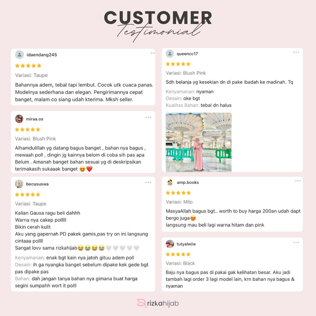 RIZKA HIJAB Raline Abaya Jersey Premium Tebal Set Bergo Gamis Wanita Syari Muslim Arab Umrah Haji