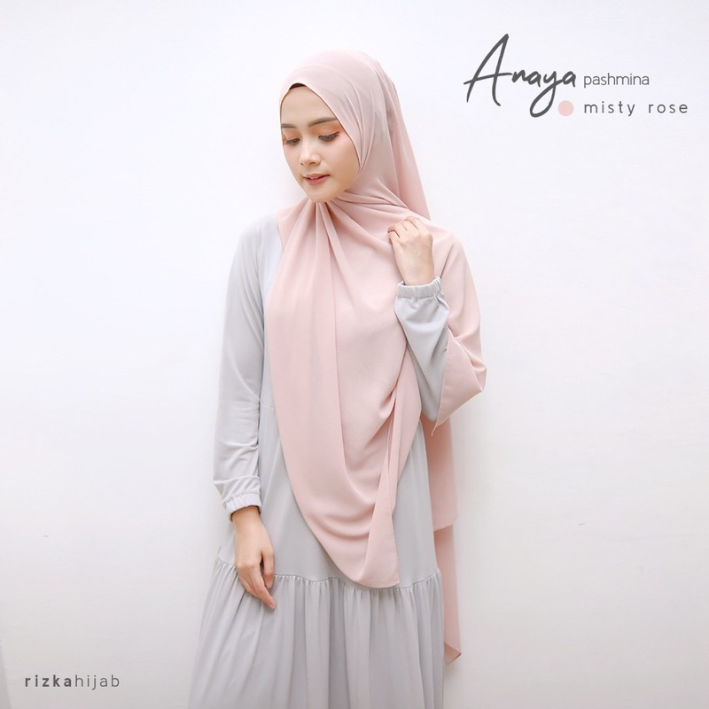 RIZKA HIJAB Anaya Pashmina Ceruty Baby Doll Premium
