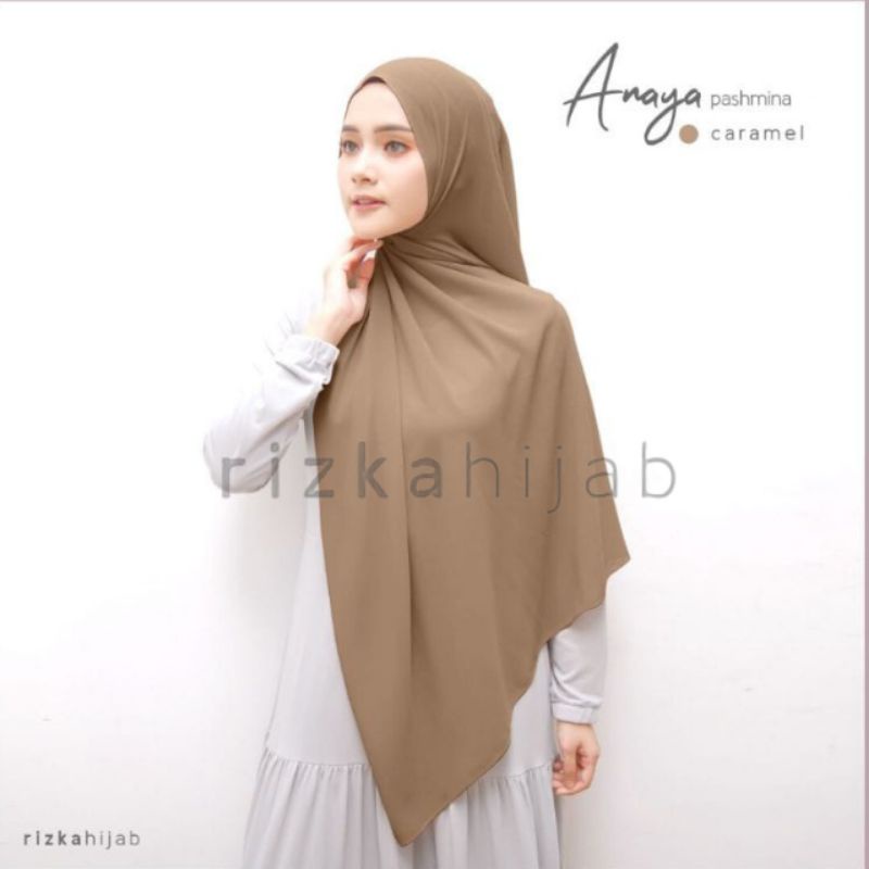RIZKA HIJAB Anaya Pashmina Ceruty Baby Doll Premium