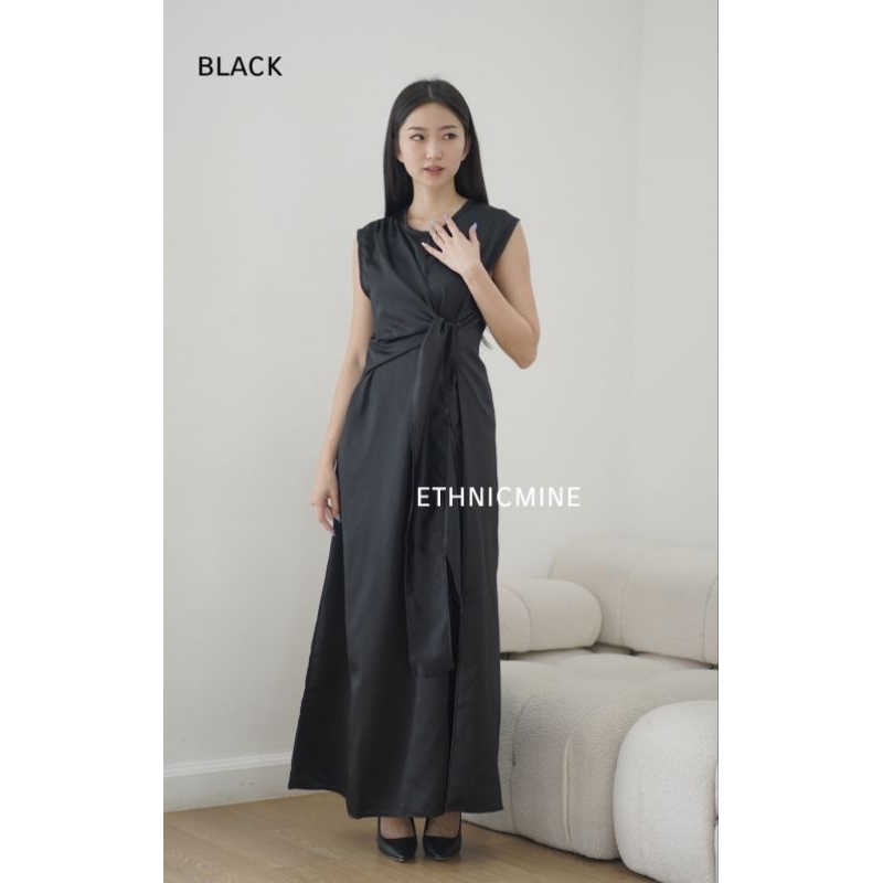 Inner Luna Outer dress satin mewah murah
