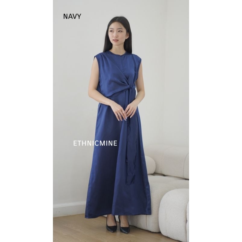 Inner Luna Outer dress satin mewah murah