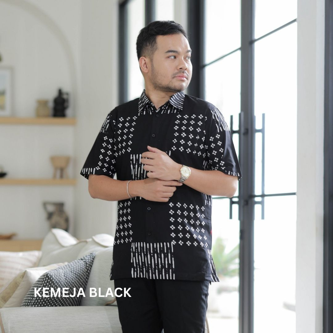 Cara Series Pria (raya lebaran series katun batik premium kemeja pria)