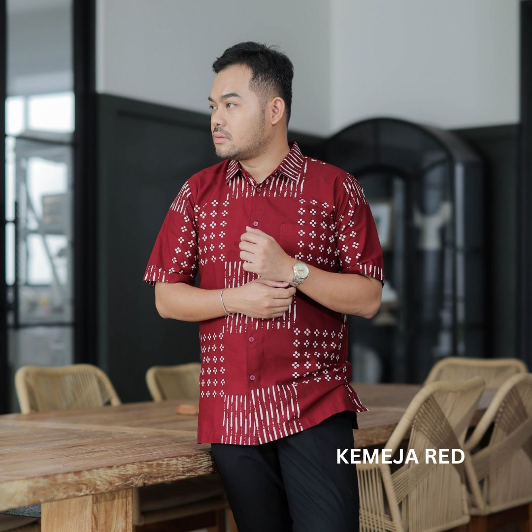 Cara Series Pria (raya lebaran series katun batik premium kemeja pria)