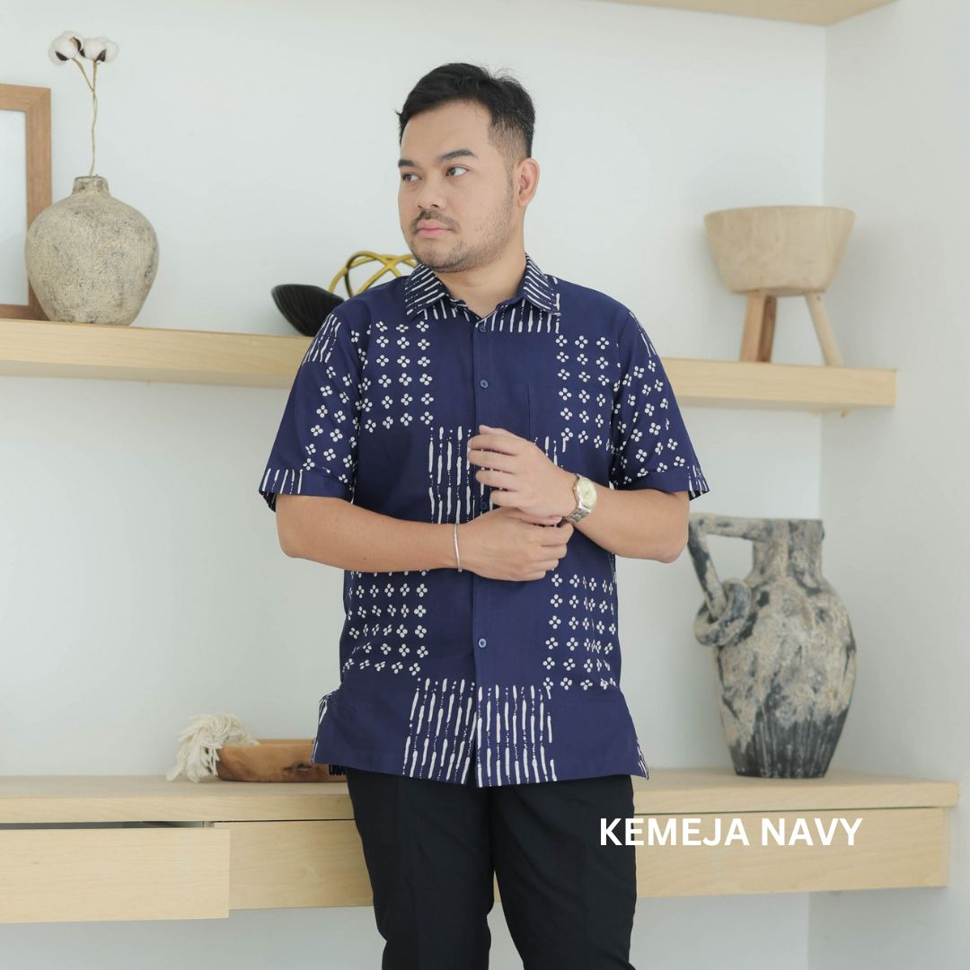 Cara Series Pria (raya lebaran series katun batik premium kemeja pria)