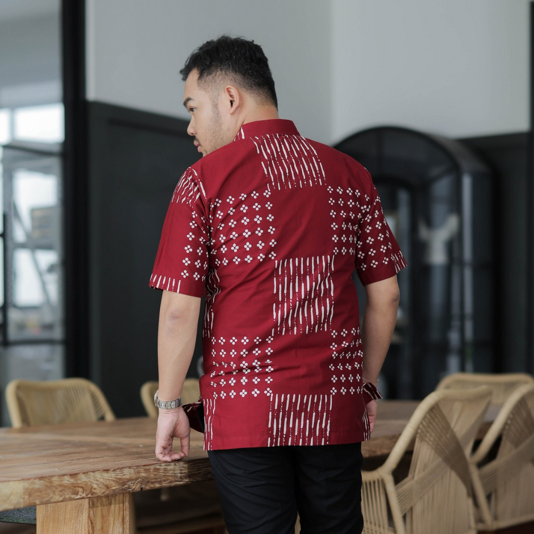 Cara Series Pria (raya lebaran series katun batik premium kemeja pria)