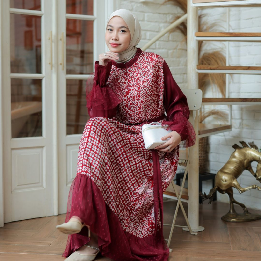 Sera Raya Baju Lebaran Ethnicmine Maxi Dress